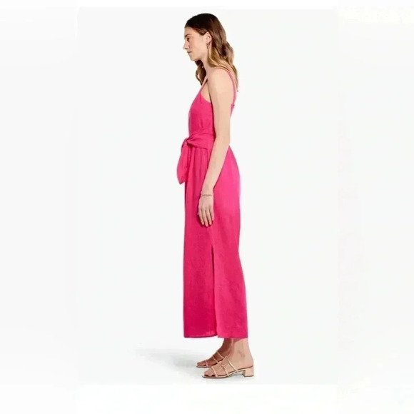 Nic+Zoe Shocking Pink Rumba Park Jumpsuit, size 8 - Picture 3 of 11